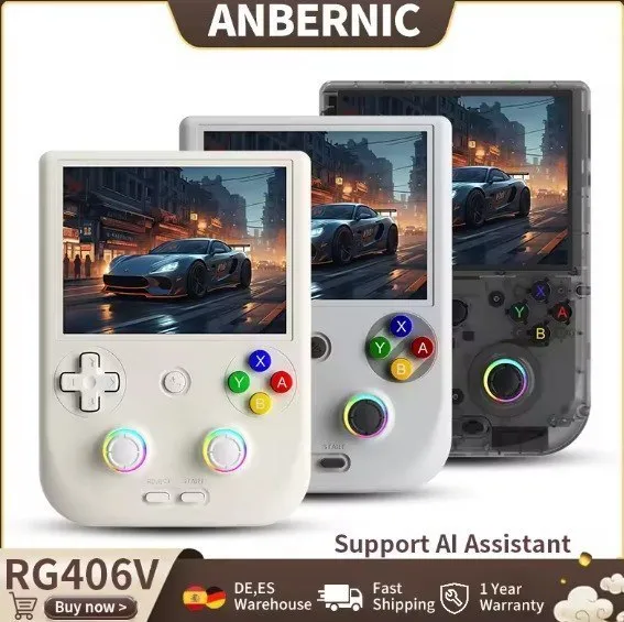 Consola Anbernic RG406V: Pantalla 4" y potencia estilo Gameboy