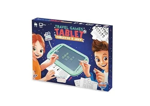BUKI 6208 Tableta de Juego Portátil con 20 Juegos Clásicos