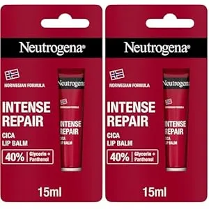 Pack 2x Neutrogena Cica Bálsamo Labial Reparación Intensa 15ml