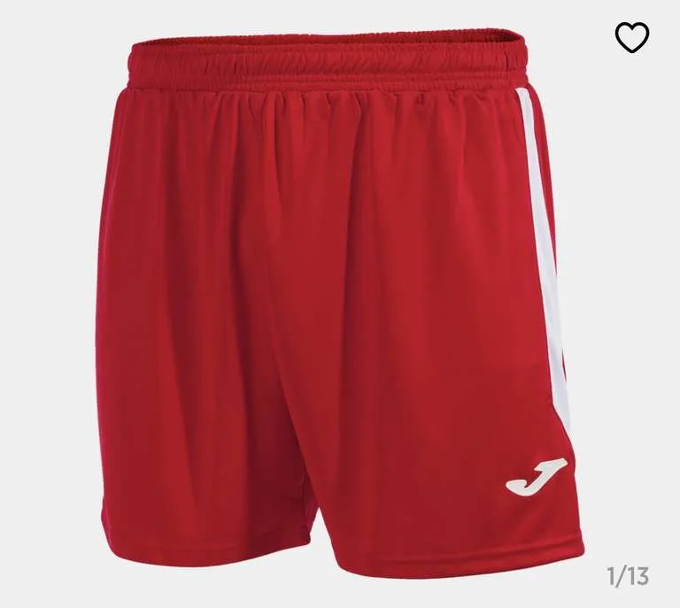 Pantalón corto deportivo Joma para fútbol: transpirable y ligero