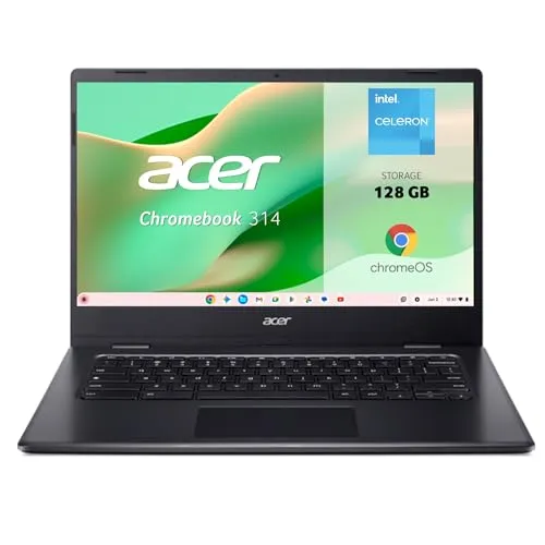 Acer Chromebook 314 CBOA314: Portátil 14" FullHD, Celeron N4500, 8GB RAM, 128GB SSD, ChromeOS + Google AI Pro (3 meses, Gemini Pro