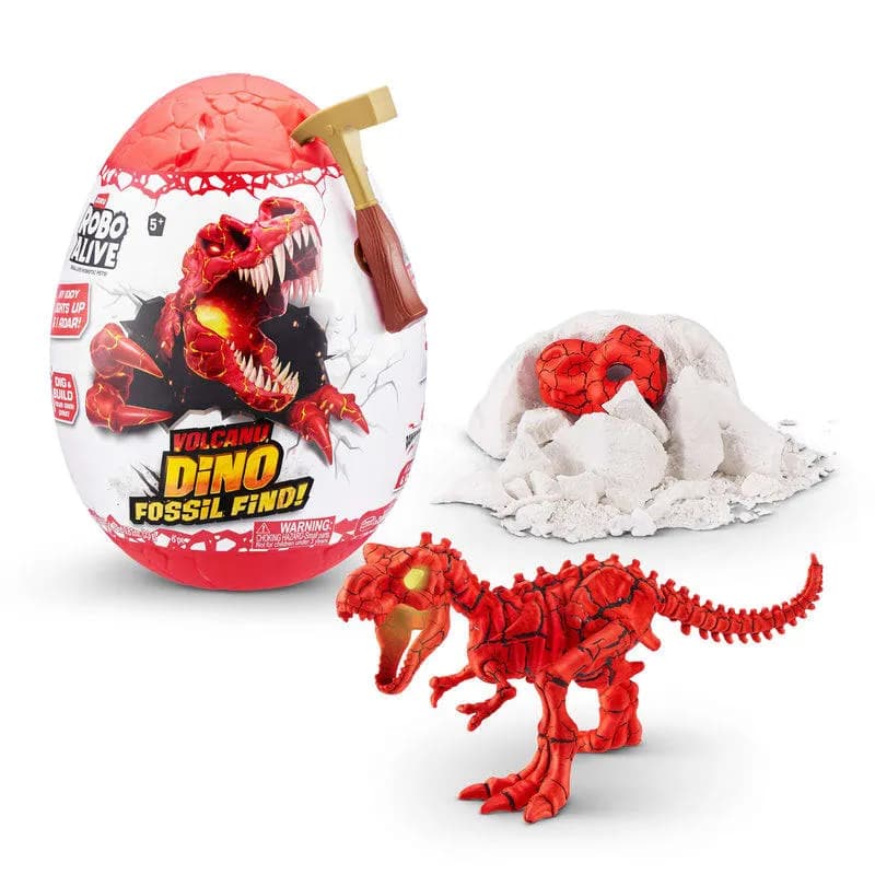 Robo Alive T-Rex Juguete Fósil Interactivo con Luces y Sonidos STEM