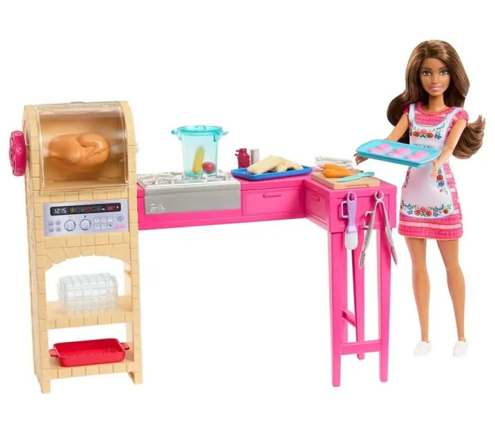 Barbie Teresa Muñeca con Cocina y Accesorios - Oferta