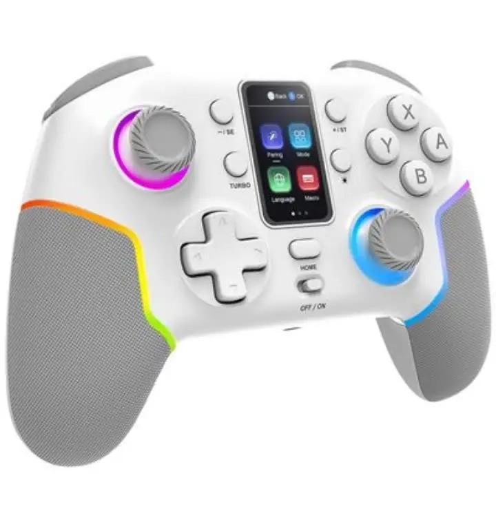 Mando Inalámbrico Mars Gaming MGP-V3 ARGB Bluetooth Blanco