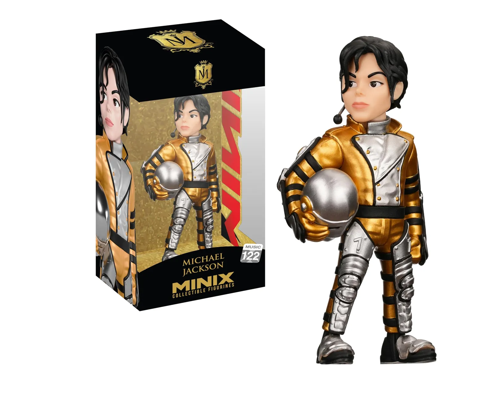 Figura Coleccionable Michael Jackson MINIX Music #122 History Tour 12 cm