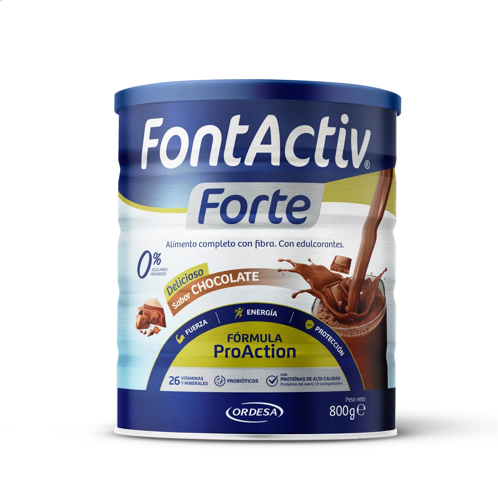 FontActiv Forte ProAction Chocolate 800g: Suplemento Nutricional con Fibra
