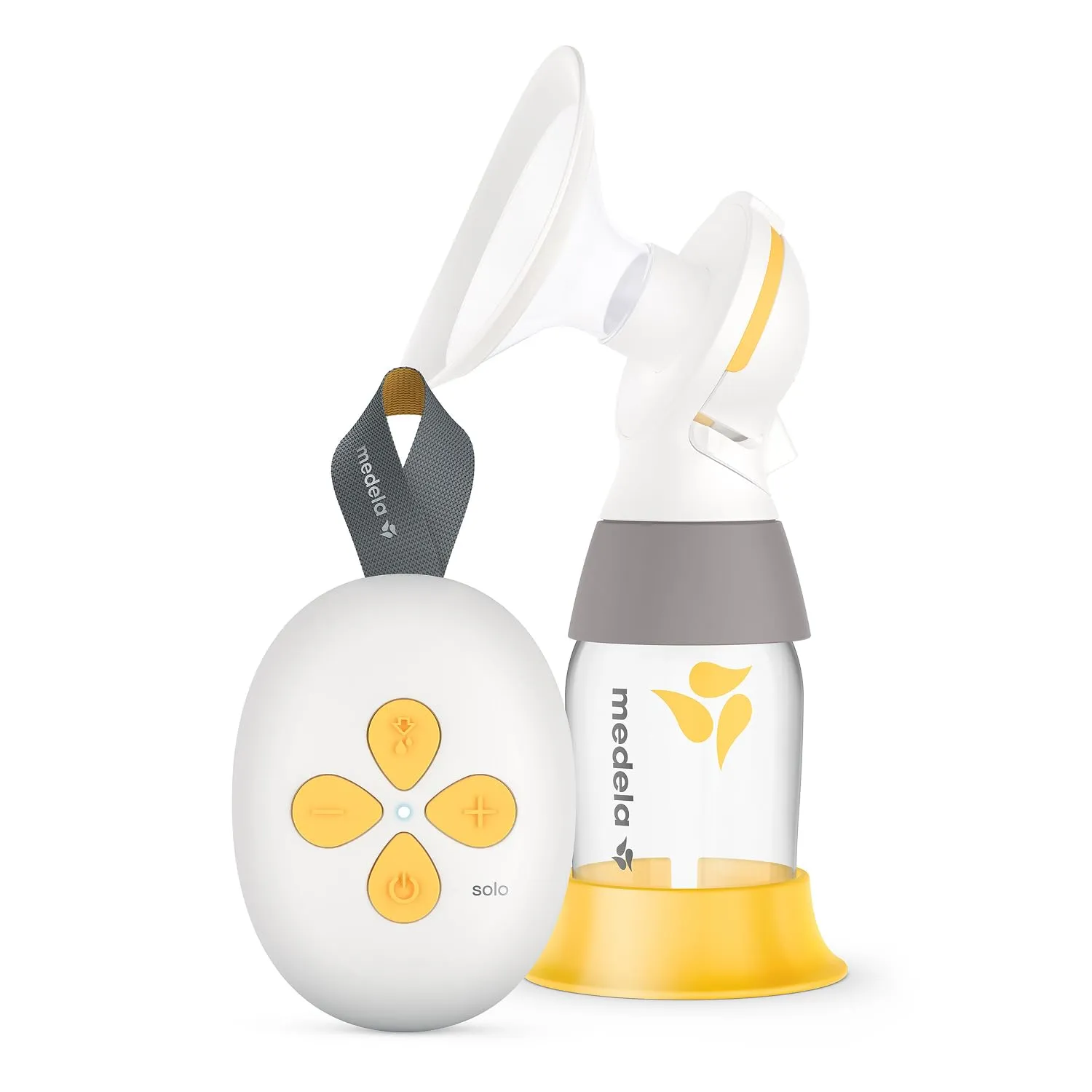 Medela Extractor Leche Eléctrico Solo, Extracción Silenciosa, USB, PersonalFit Flex