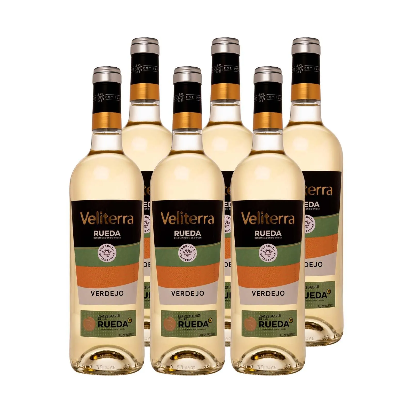 Vino Blanco Veliterra Verdejo DO Rueda - Pack 18 Botellas (3x2)