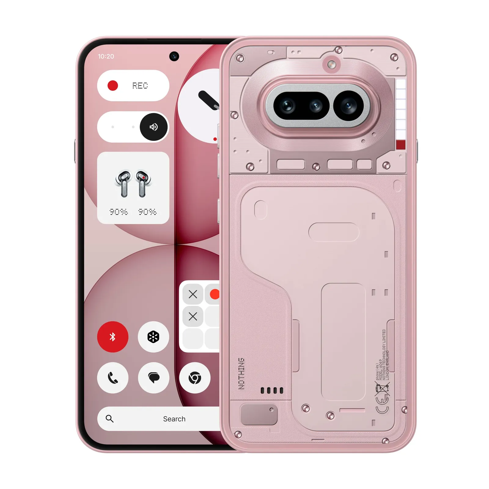 Nothing Phone (4a) Rosa: Triple Cámara 50MP, Ultra Zoom 70x, 12GB+256GB, AMOLED 120Hz, Carga 50W