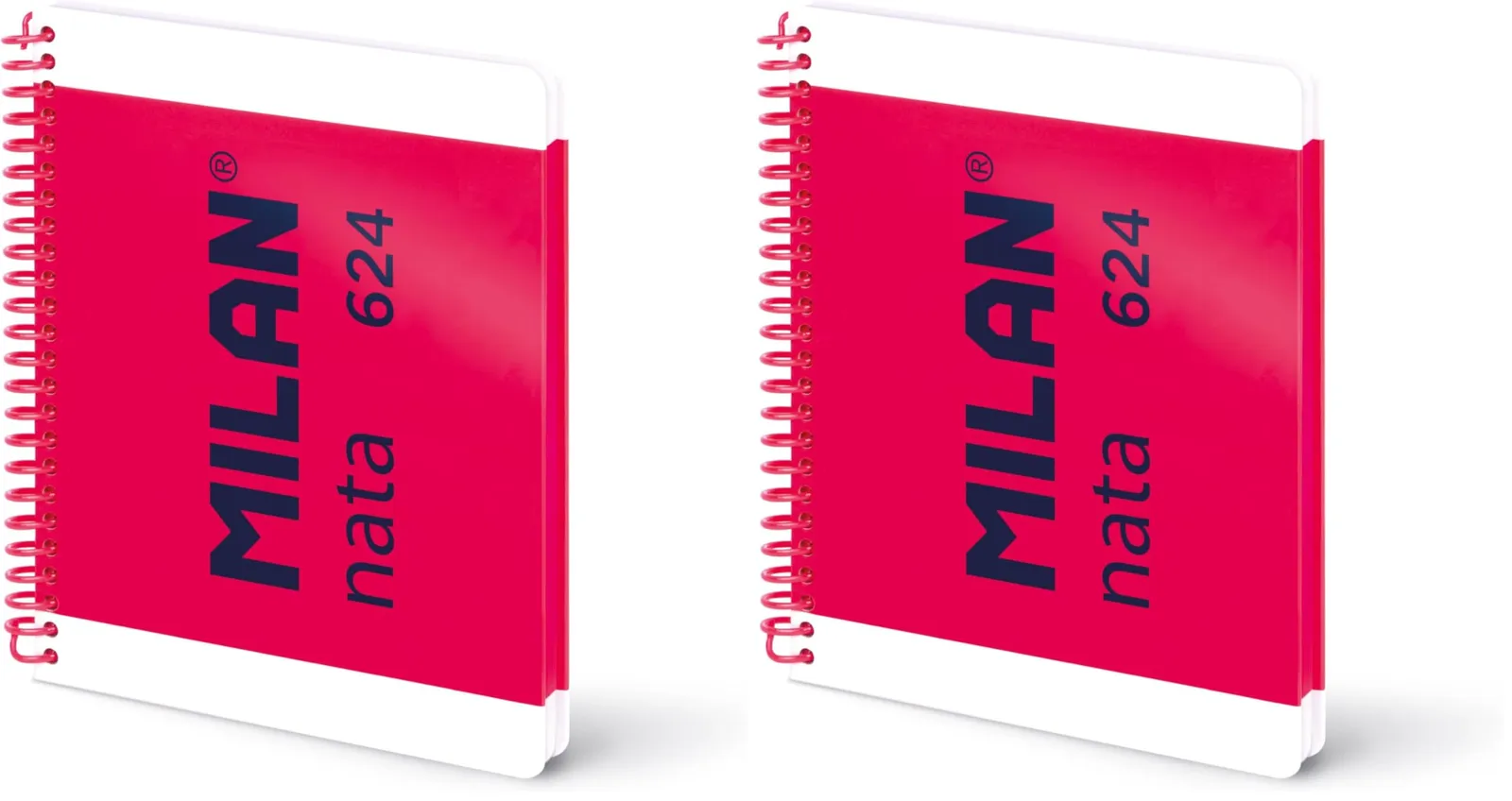 Pack 2 Cuadernos Milan Nata A5 Rosa