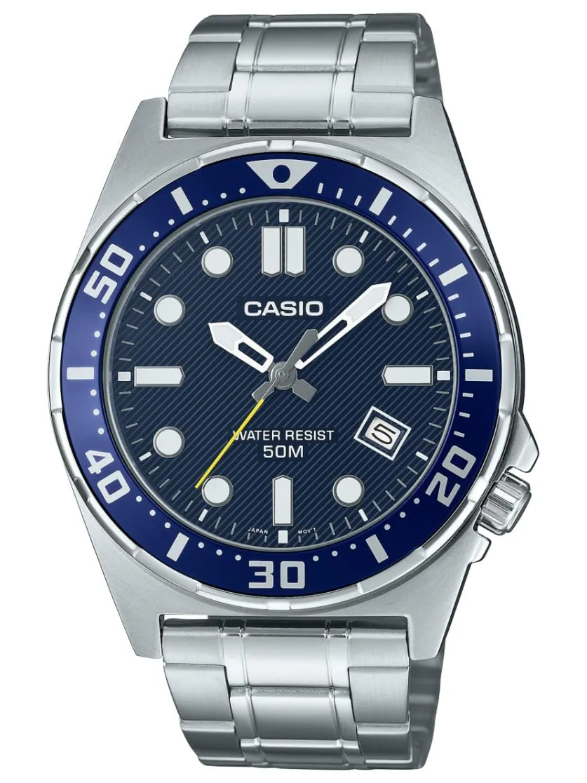 Reloj Casio MTD-135D-2AVDF Hombre Plateado Acero Inoxidable