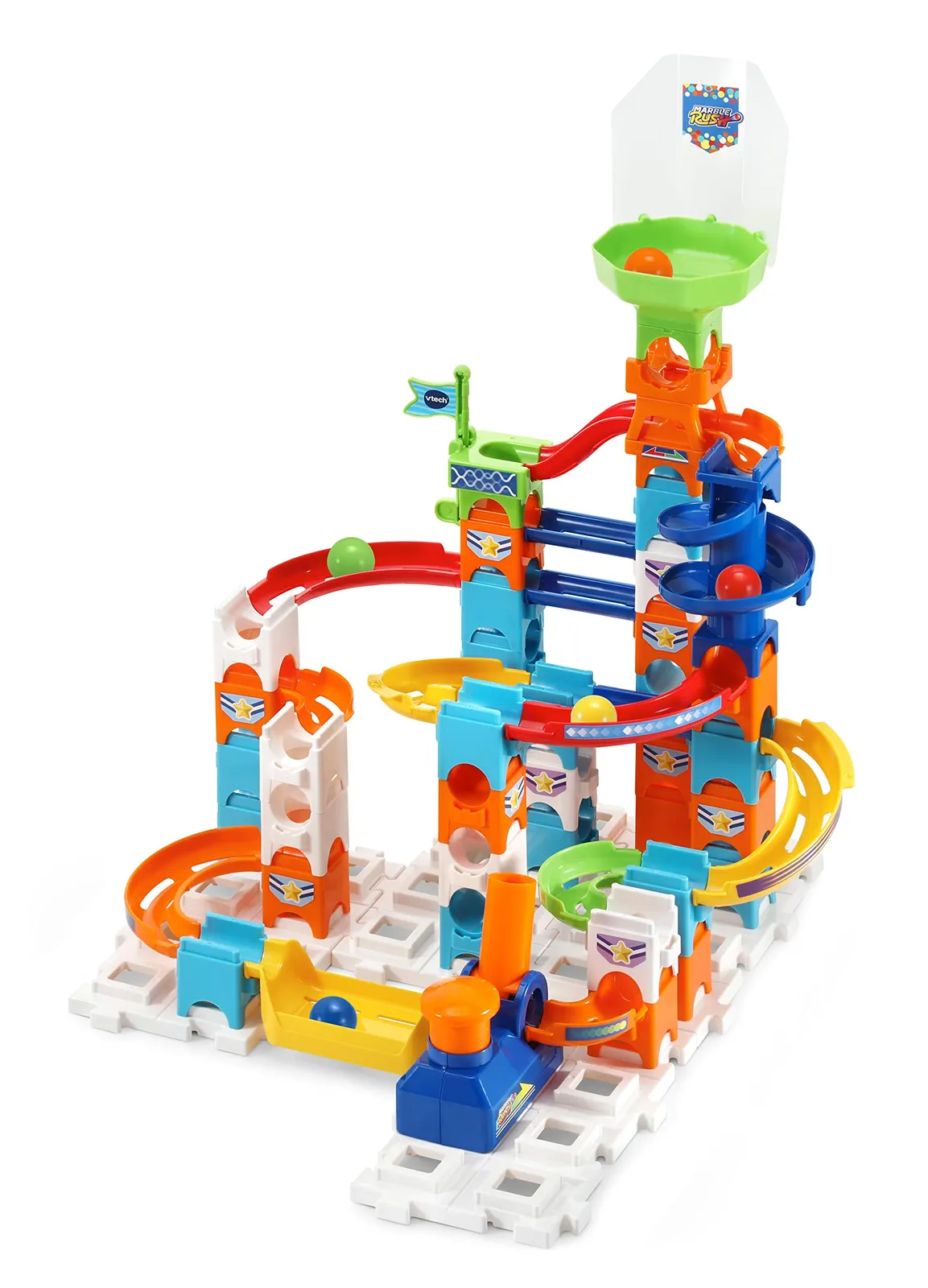 VTech Marble Rush Adventure Set S100: Circuito de canicas interactivo para niños (+4 años, ESP)