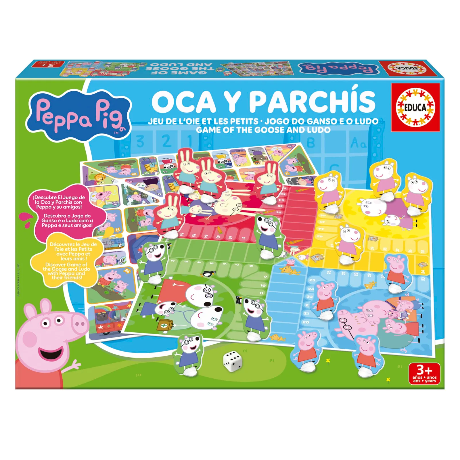 Juego de Mesa Educa Parchís y Oca Peppa Pig para Niños