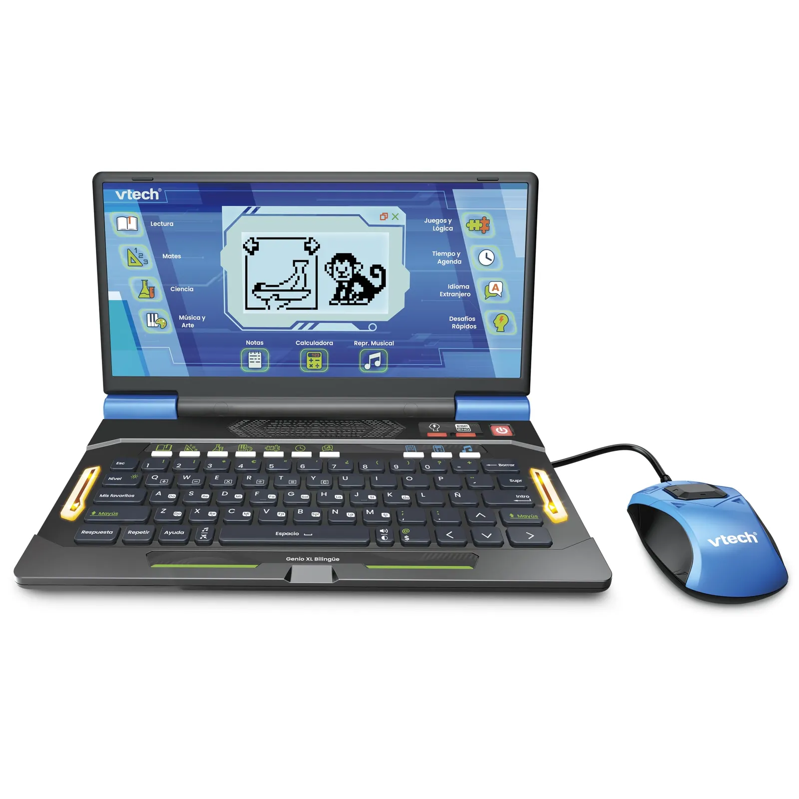 VTech Genio XL Bilingüe Español-Inglés: Ordenador Infantil Educativo +5 Años