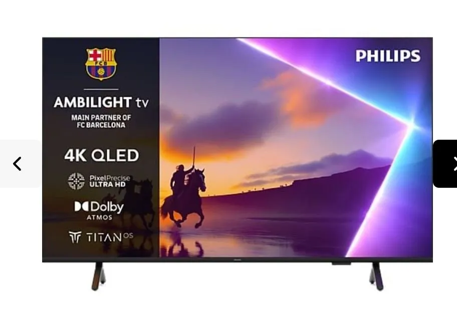 TV QLED 65" Philips 65PUS8510/12 Ambilight 4K UHD Titan OS