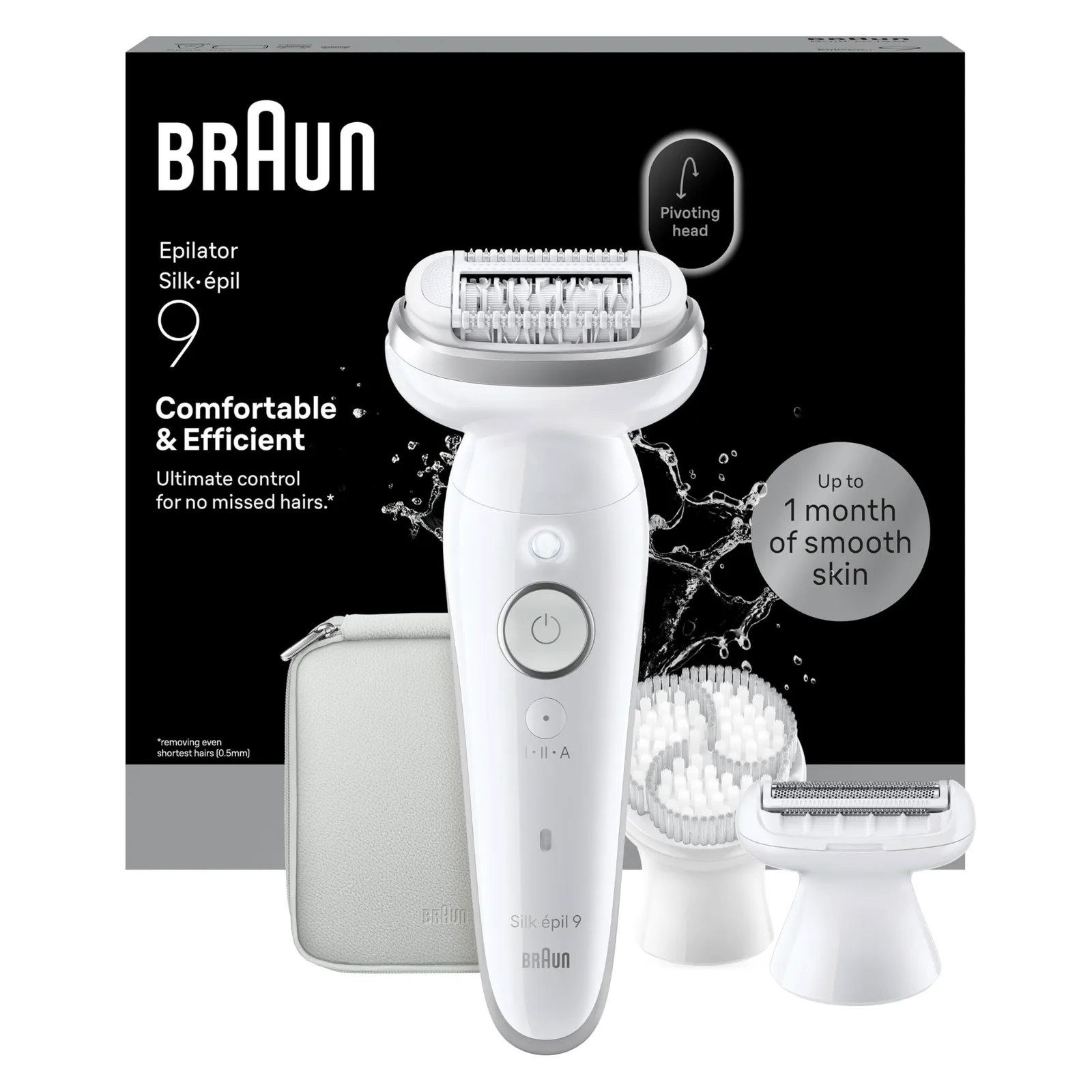 Braun Silk·épil 9 Depiladora Eléctrica Mujer 9-061 con Accesorios