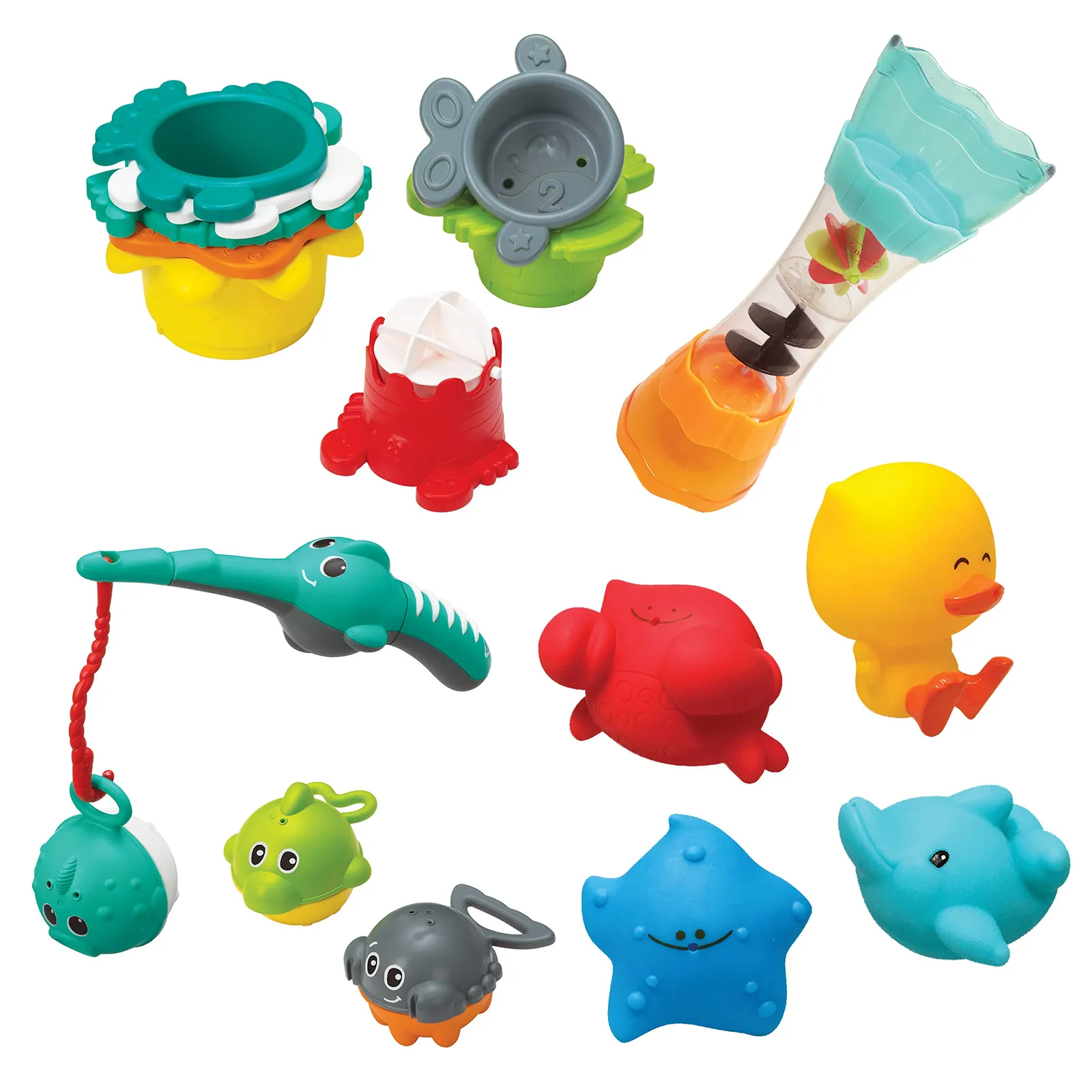 Juego de Baño Infantino Splish & Splash: 17 Piezas para Bebés