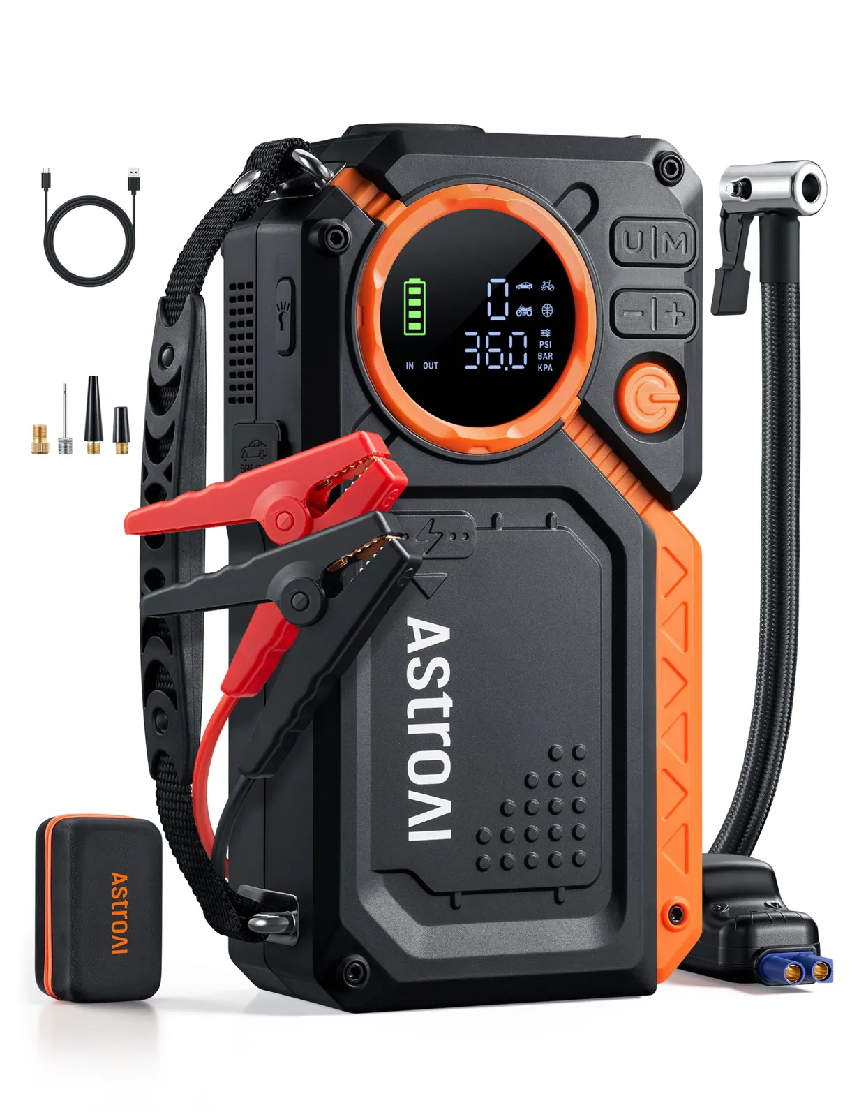 Arrancador Coche 8000A AstroAI con Compresor y Powerbank