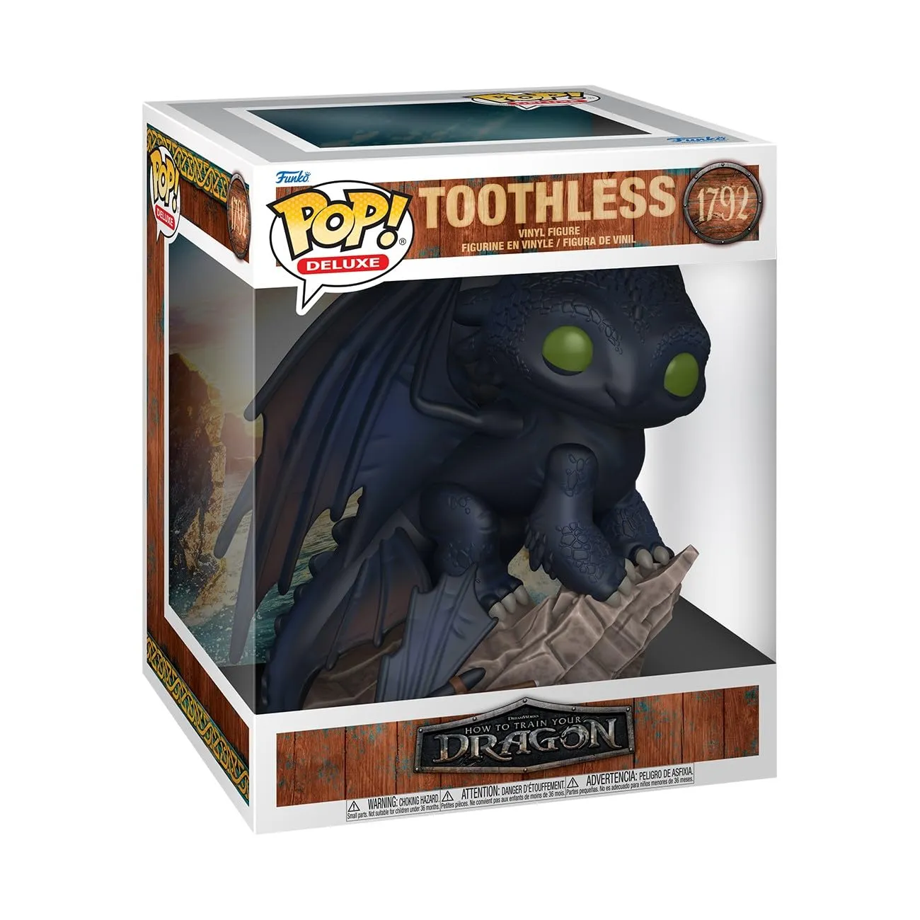 Funko Pop! Deluxe: How to Train Your Dragon - Figura Vinilo Toothless