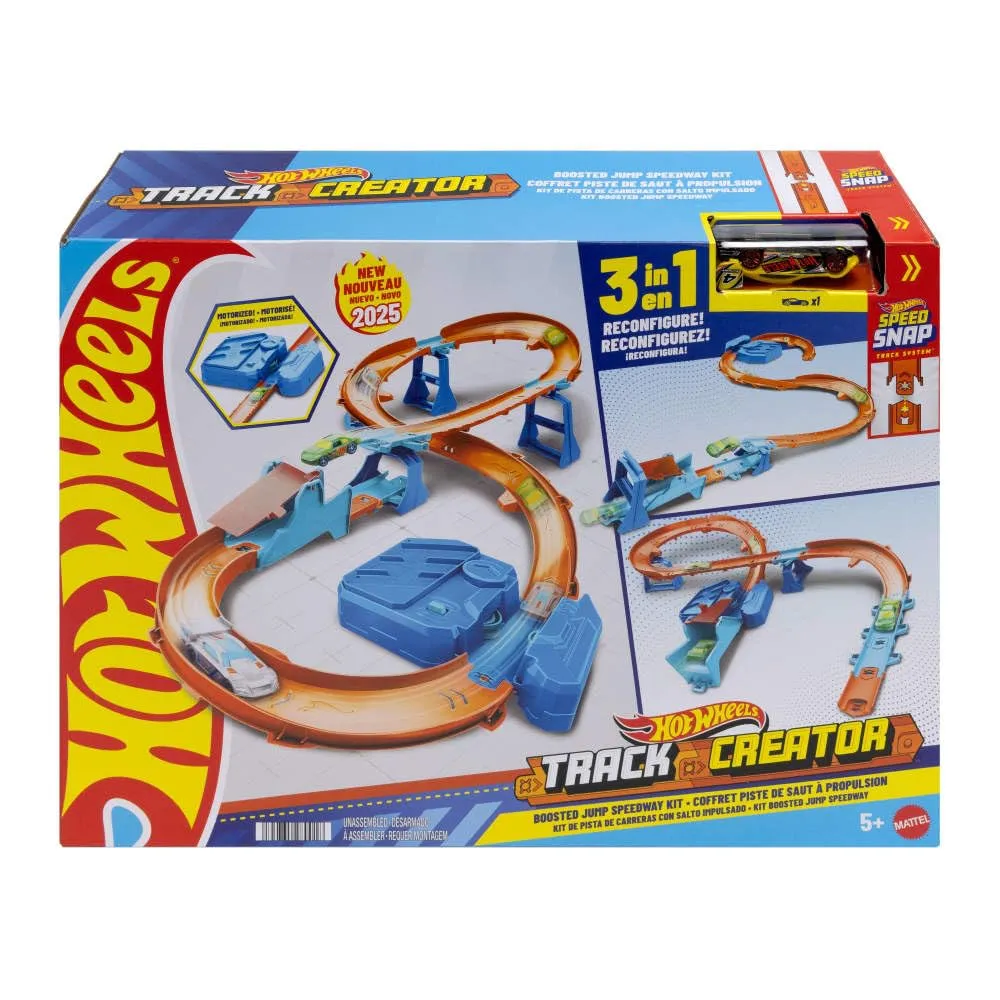 Hot Wheels Circuito Supersalto - Pista con Coche y Propulsor Motorizado