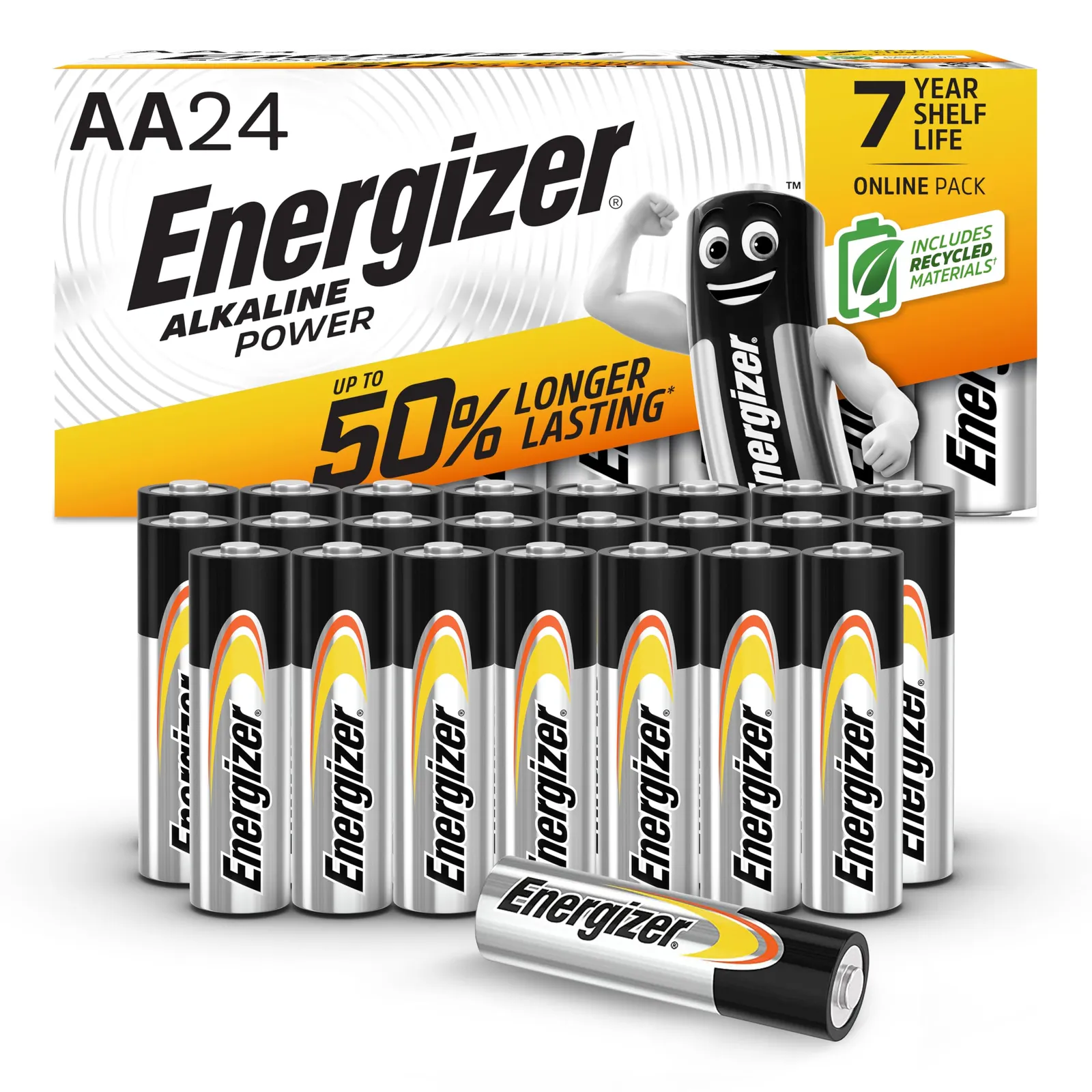 Pack 24 Pilas AA Energizer Alkaline Power