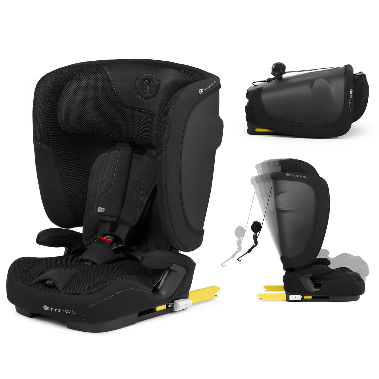 Silla Coche Kinderkraft FIX2GO i-Size (76-150 cm, Isofix, hasta 12 años)