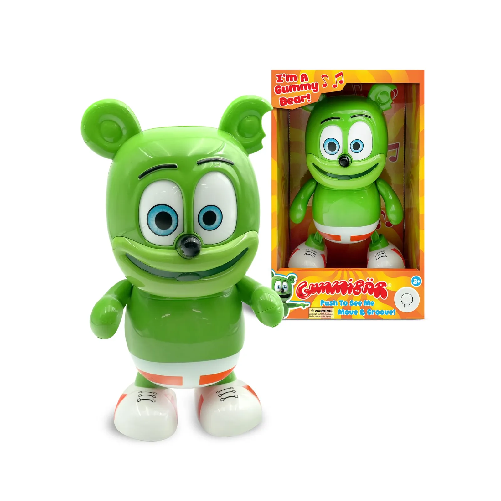 Famosa Gummy Bear Dancing Robo: Figura Osito Bailarín 22.5 cm, Música y Movimiento, +5 Años (GUY01000)