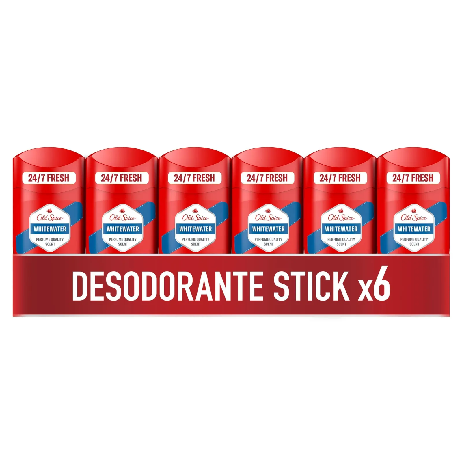 Pack 6x 50 ml Desodorante Barra Old Spice Whitewater