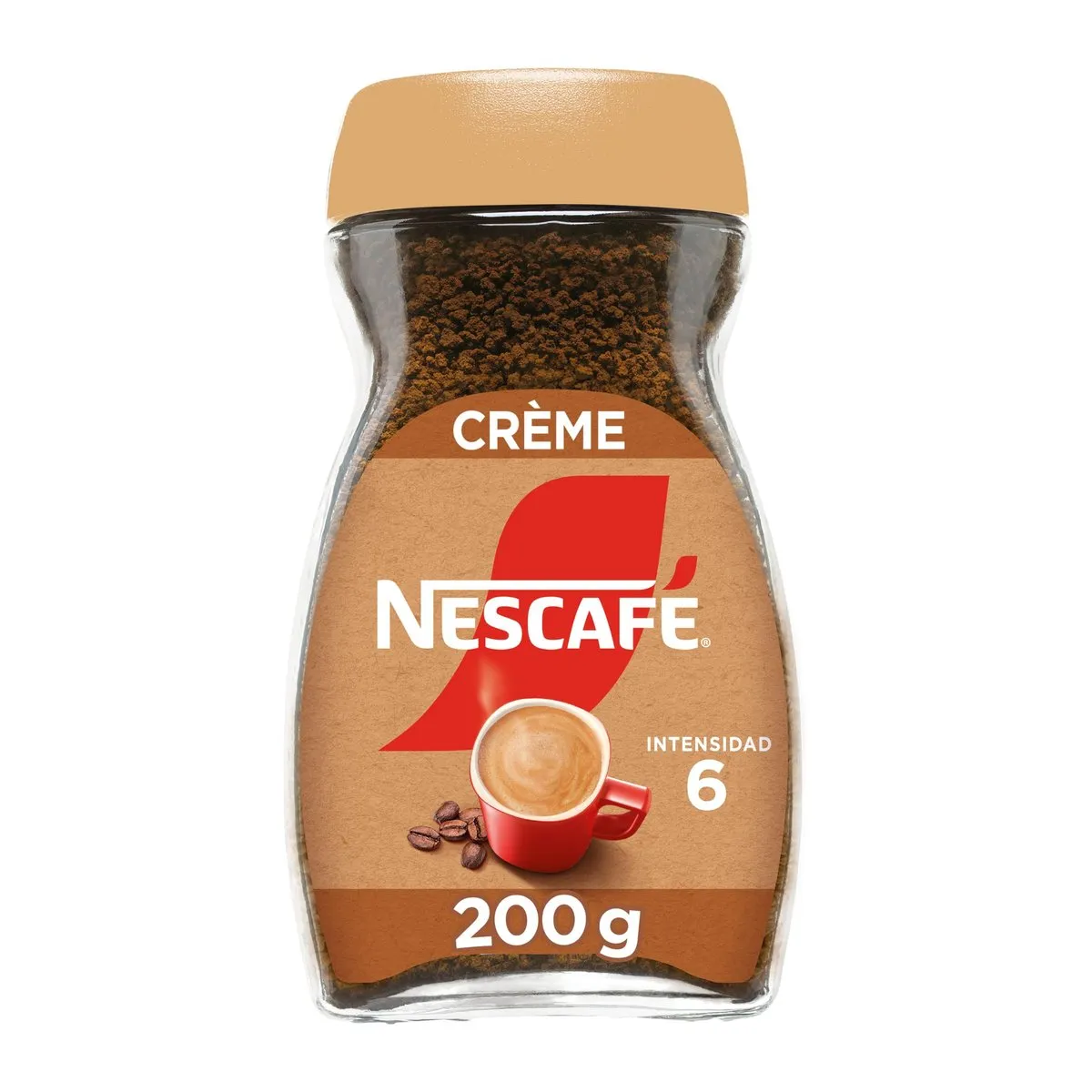 Café Soluble NESCAFÉ CRÈME Aroma y Sabor, Frasco 200 g
