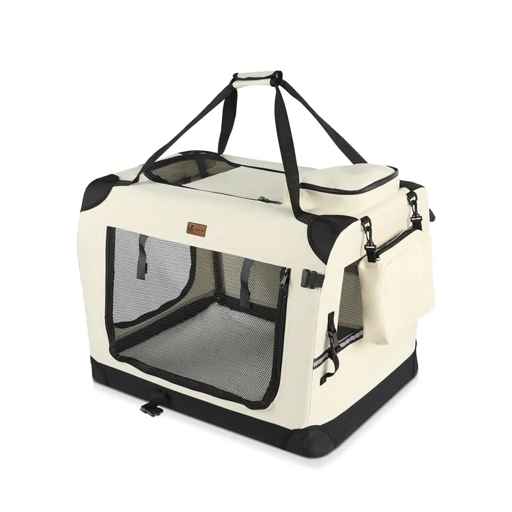Transportín para Perro/Gato VOUNOT S (50x35x36cm) - Bolsa Transpirable Plegable con Accesorios