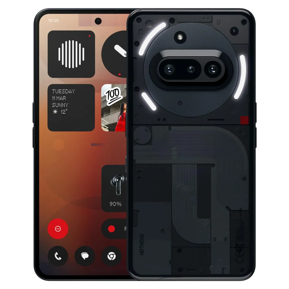 Nothing Phone 3a Smartphone 12GB RAM 256GB Almacenamiento