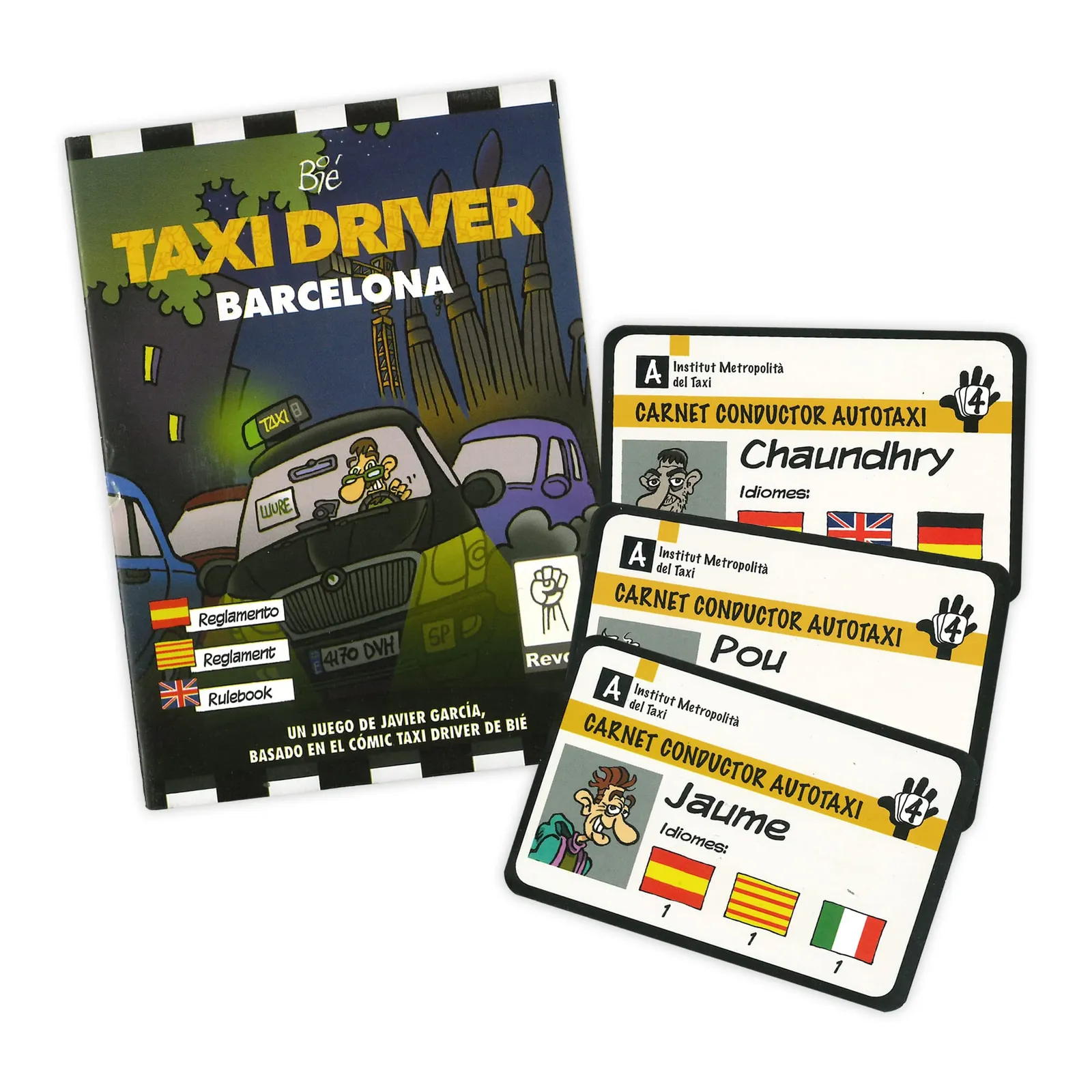 Juego de Cartas Taxi Driver Barcelona: Edición Barcelona