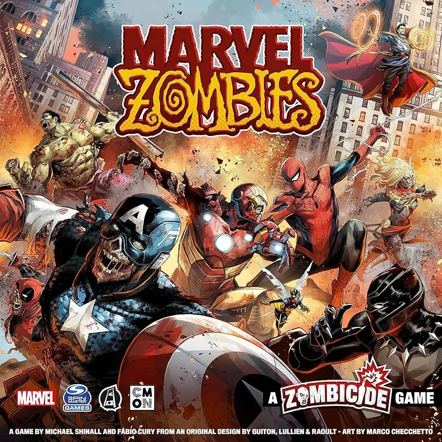 Juego de Mesa Marvel Zombies: Edición Coleccionista con 4 Expansiones