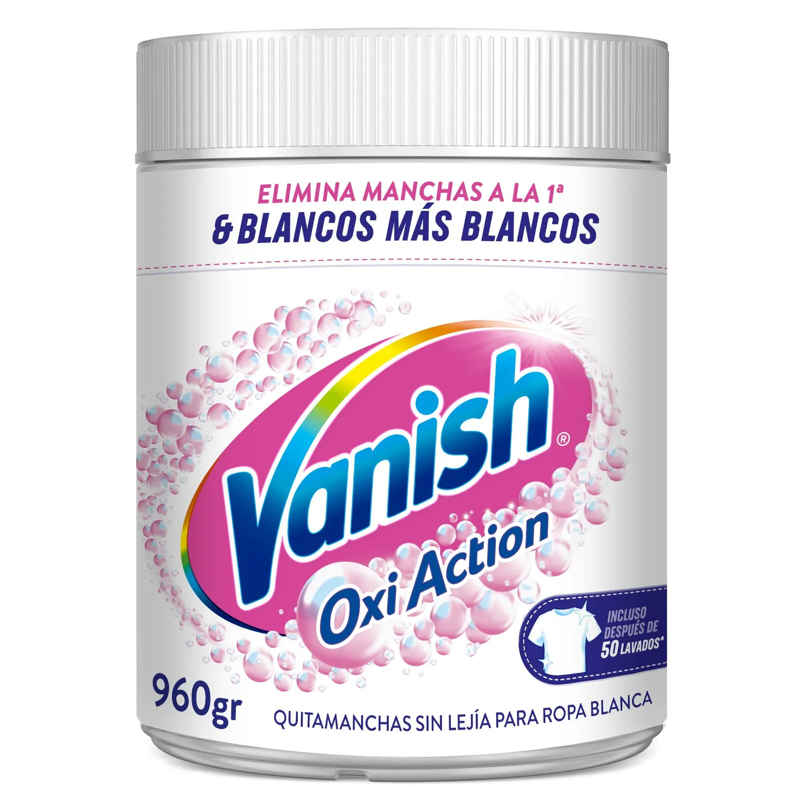 3x960gr Vanish Oxi Action Quitamanchas y Blanqueador en Polvo