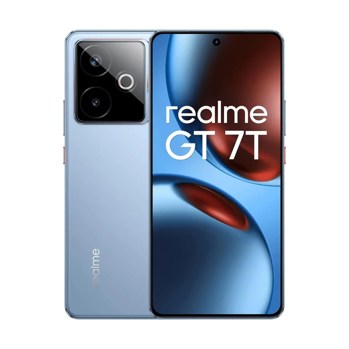 Smartphone realme GT 7T con 12GB de RAM y 256GB en color IceSense Blue