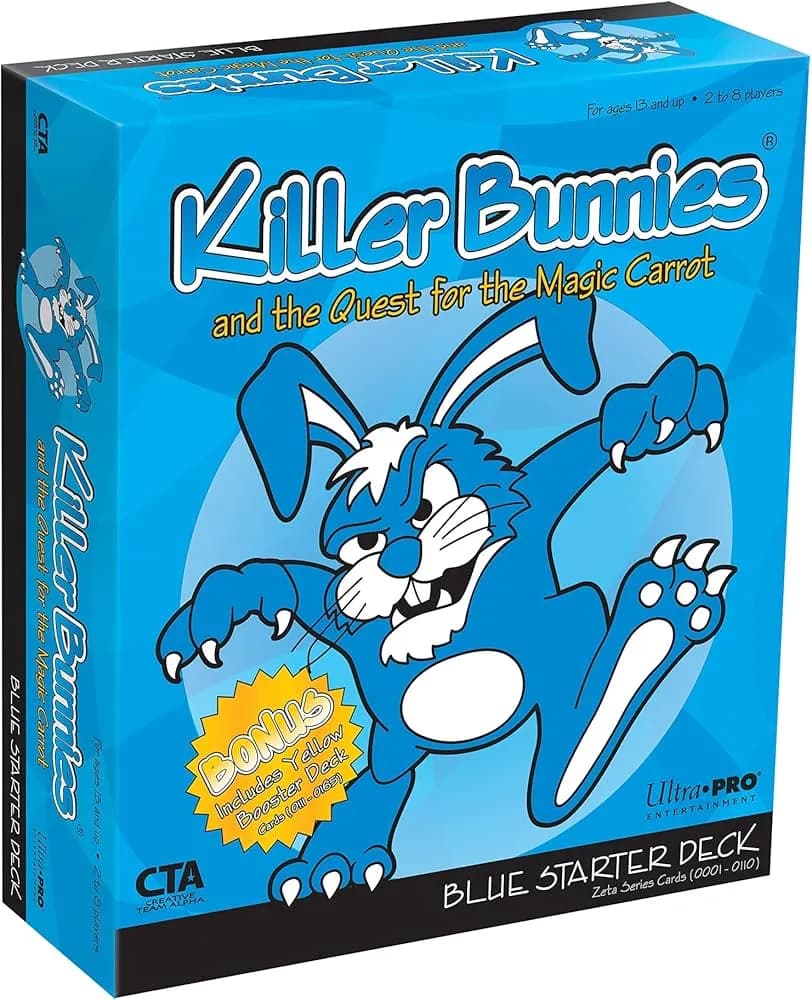 Juego de Mesa Killer Bunnies: Edición Multilingüe (165 cartas, 36 cartas pequeñas, 6 dados)