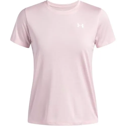 Camiseta Manga Corta Mujer Under Armour Tech Twist (647) Prime Pink/White, Talla XS