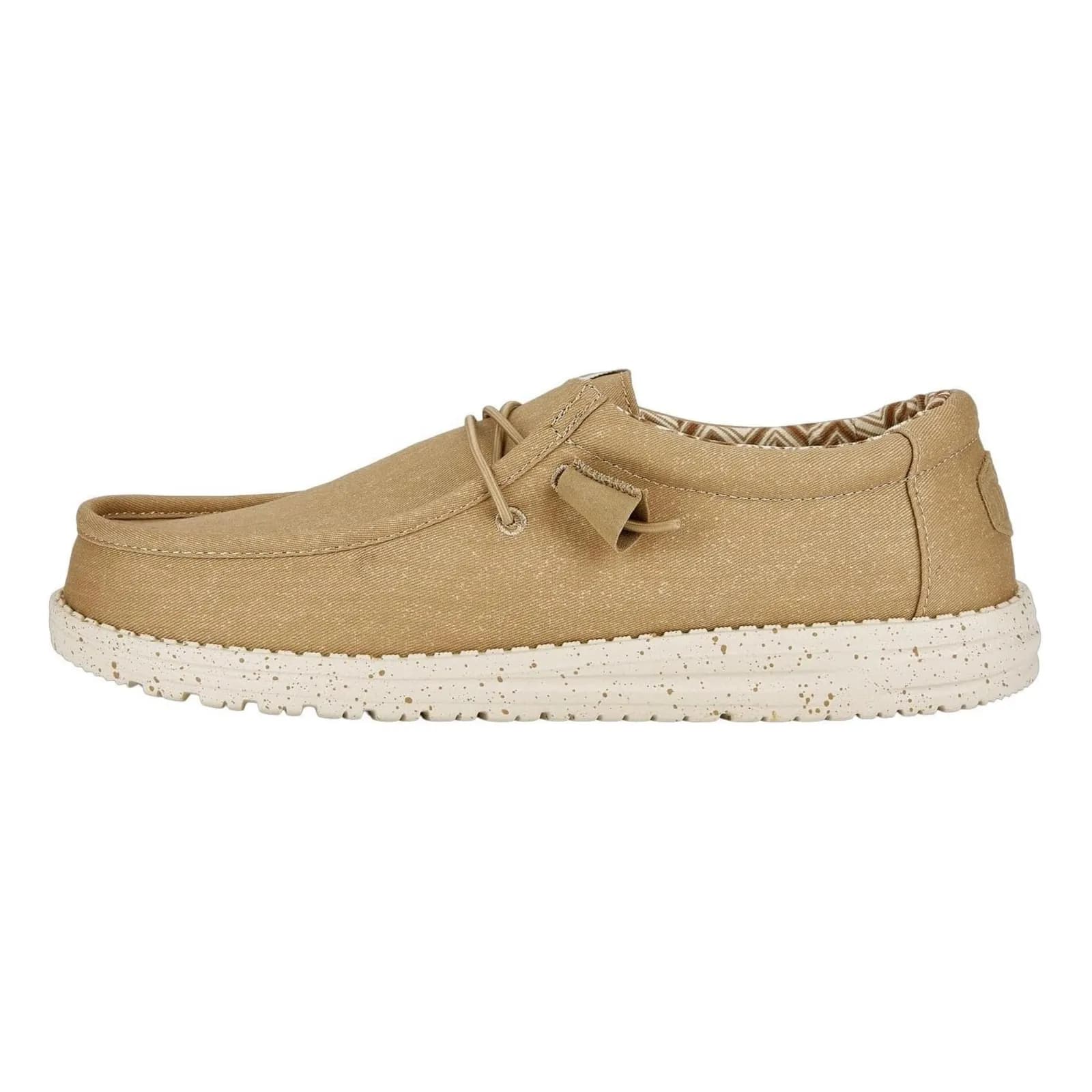 HEYDUDE Wally Canvas Mocasines Hombre, Color Tan, Talla 48