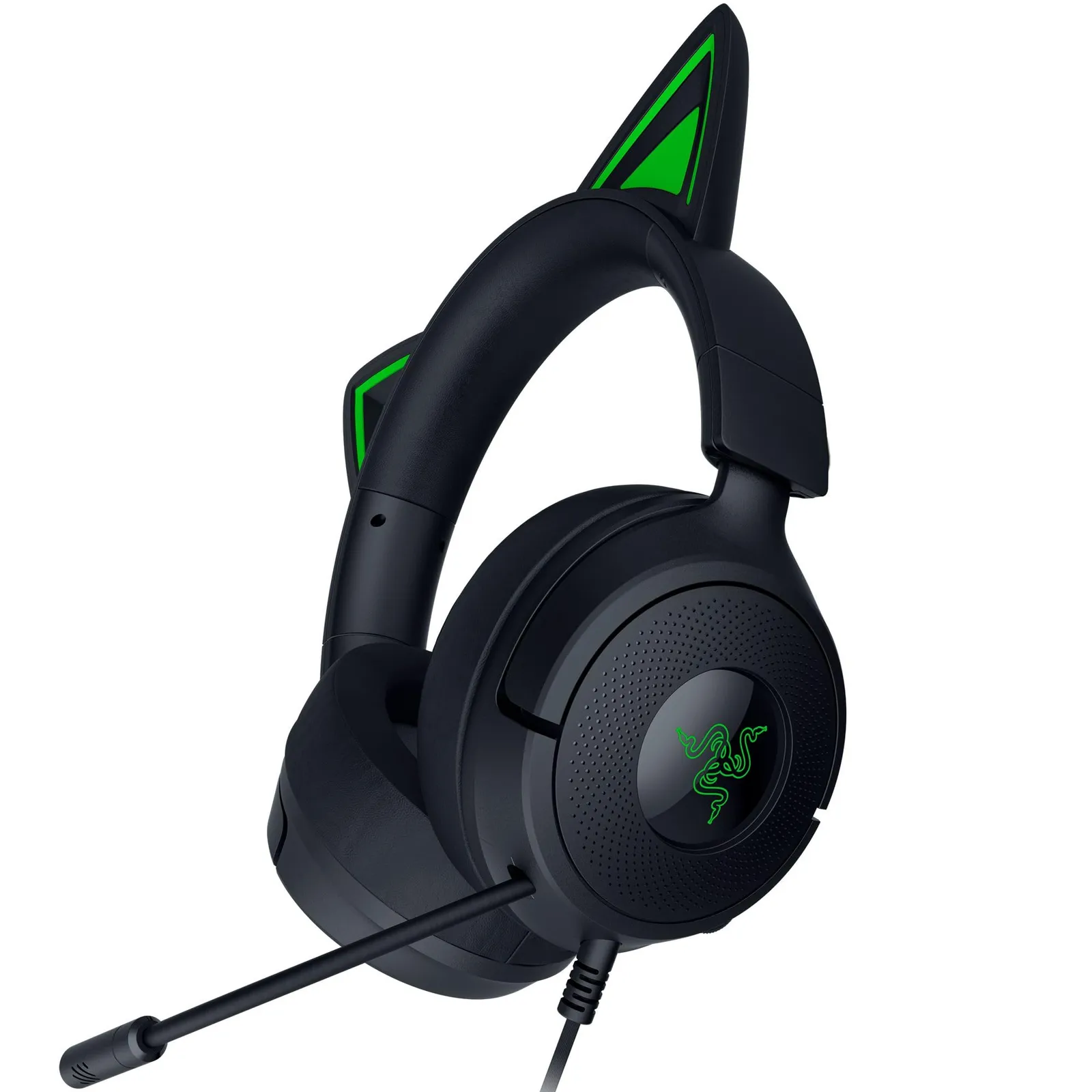 Razer Kraken Kitty V3 X: Auriculares gaming con cable y orejas de gatito