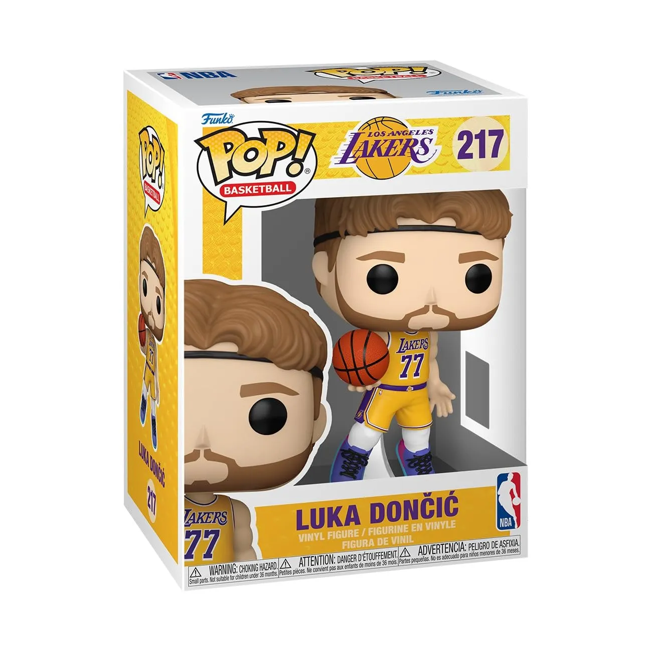 Funko Pop! NBA: Luka Dončić - Figura Coleccionable Vinilo Lakers