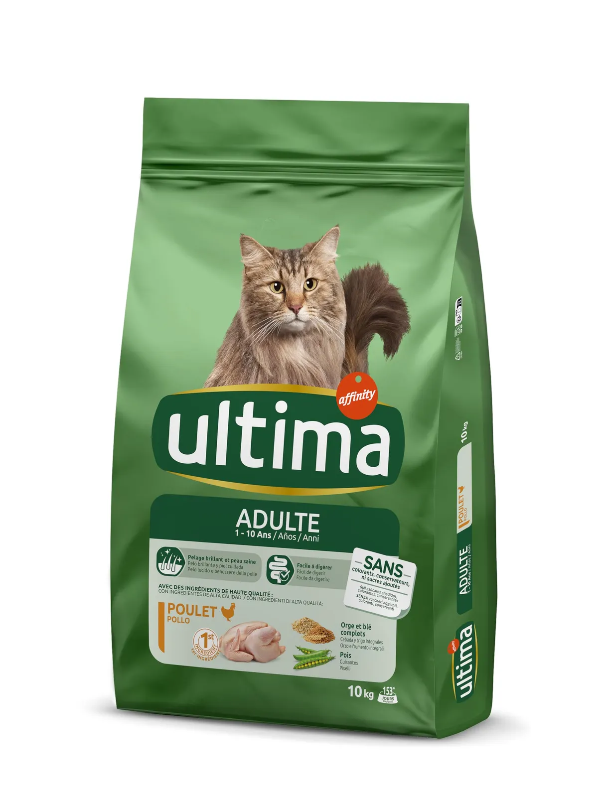 Comida Seca Gatos Ultima Adult Pollo 10kg