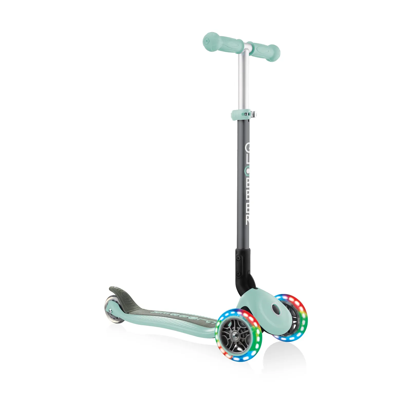 Patinete Plegable GLOBBER Primo Foldable Lights Pastel Mint