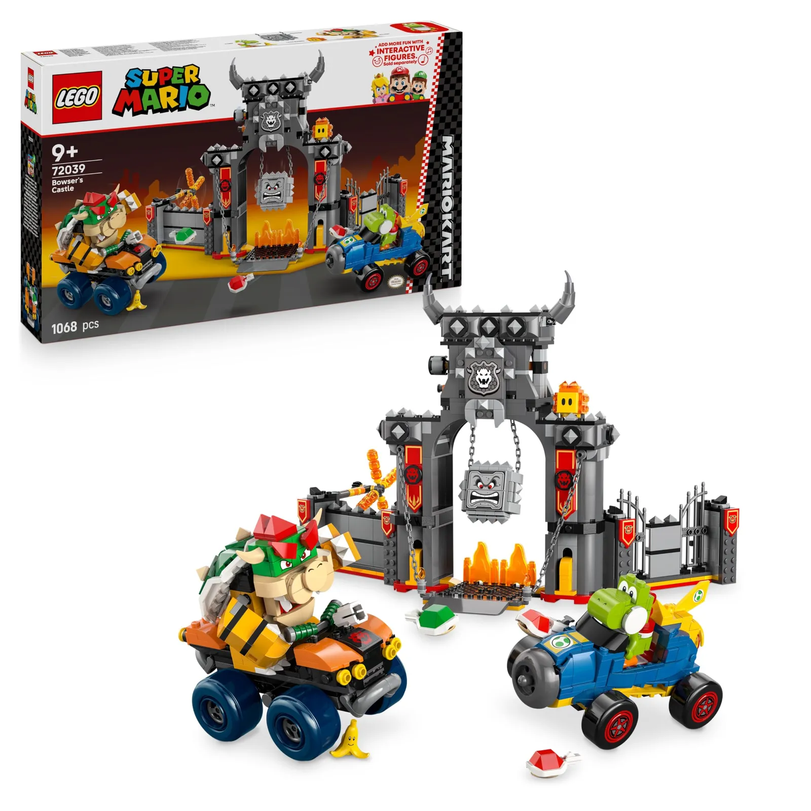 LEGO Super Mario: Castillo de Bowser y Mario Kart