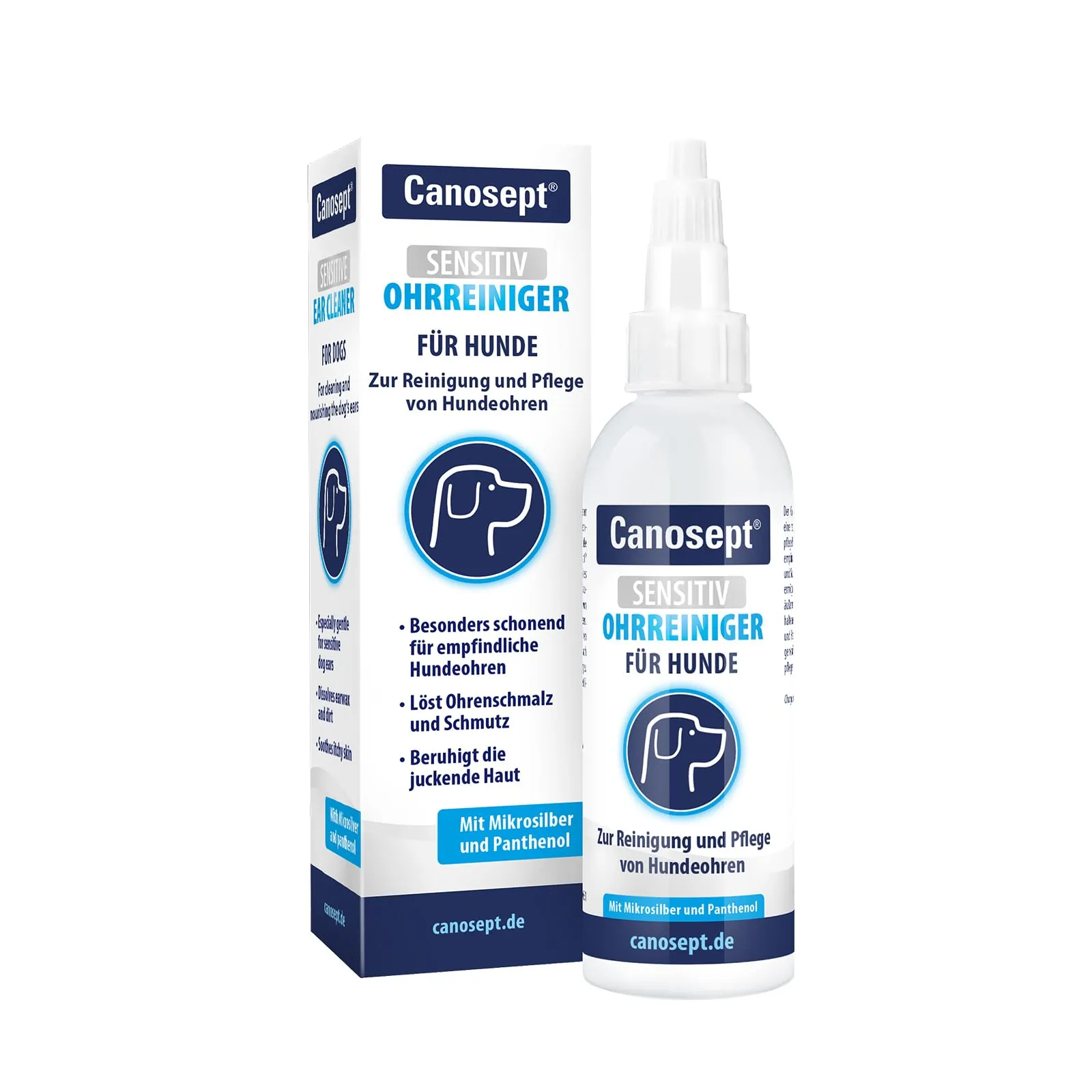 Canosept Limpiador de Oidos Sensitivo para Perros 75ml