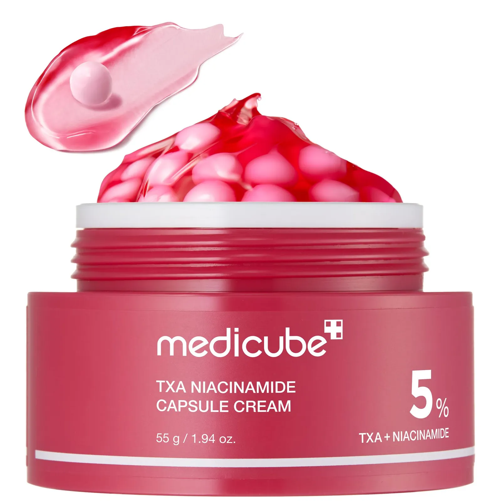 Crema hidratante Medicube con Cápsulas TXA y Niacinamida
