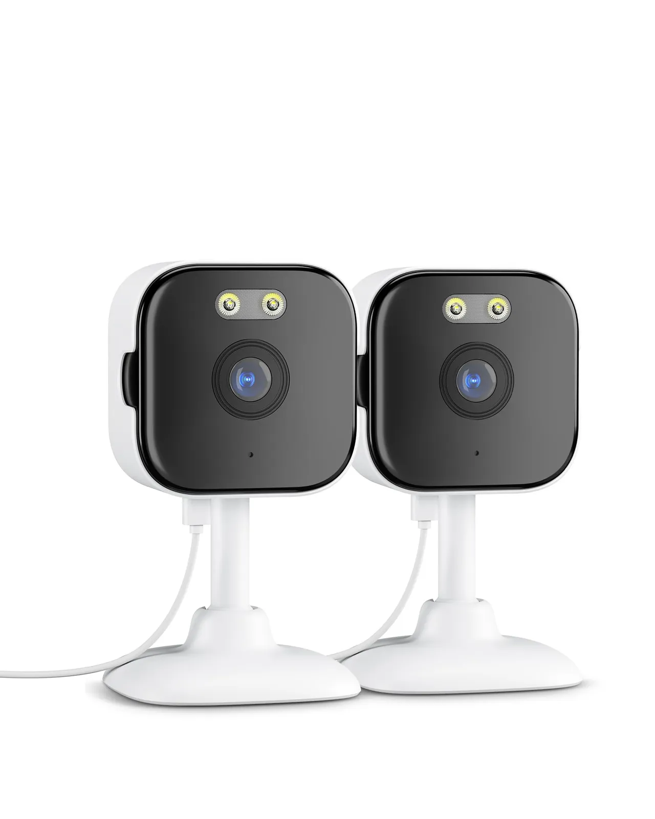 Pack 2 Cámaras Vigilancia WiFi 2K con Visión Nocturna a Color
