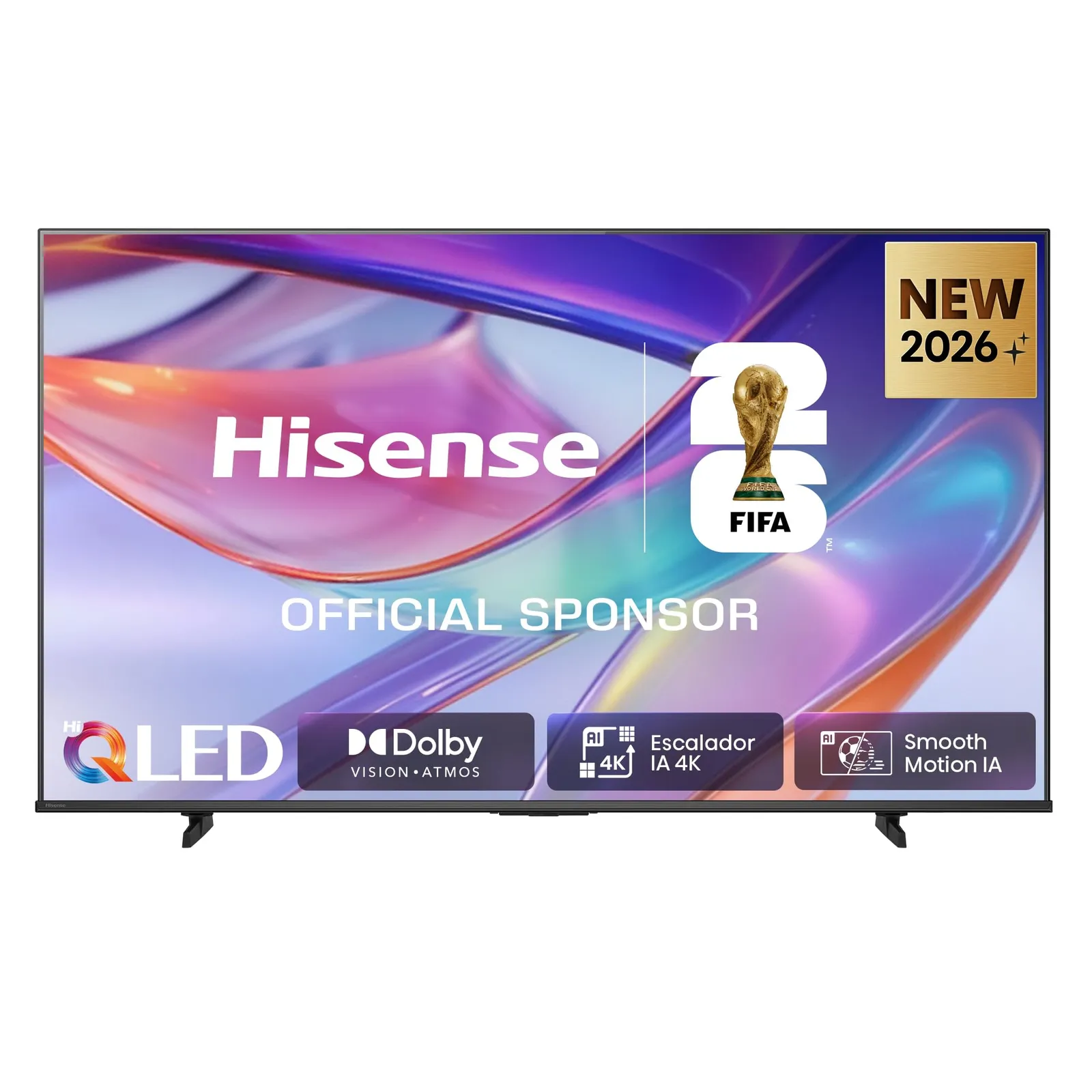 Hisense 43E7S: Smart TV Hi-QLED 43" con Dolby Vision/Atmos, Escalador IA 4K, Modo Juego Plus