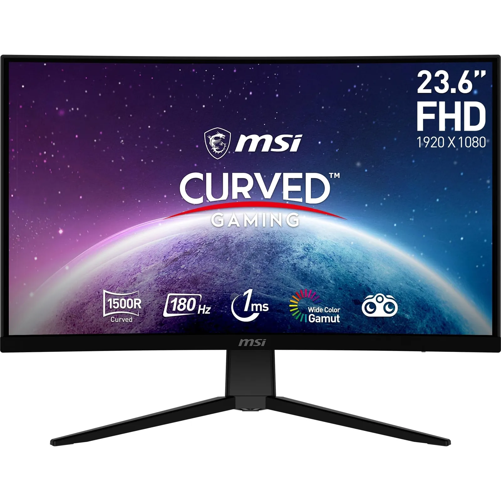 MSI G242C Monitor Curvo Gaming 23.6" FHD 180Hz 1ms VA
