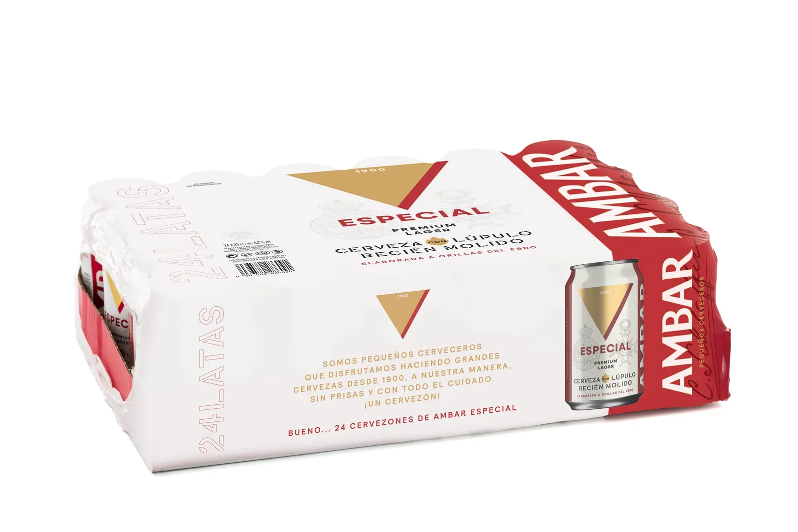 Pack 72 Cervezas Ambar Especial 33cl