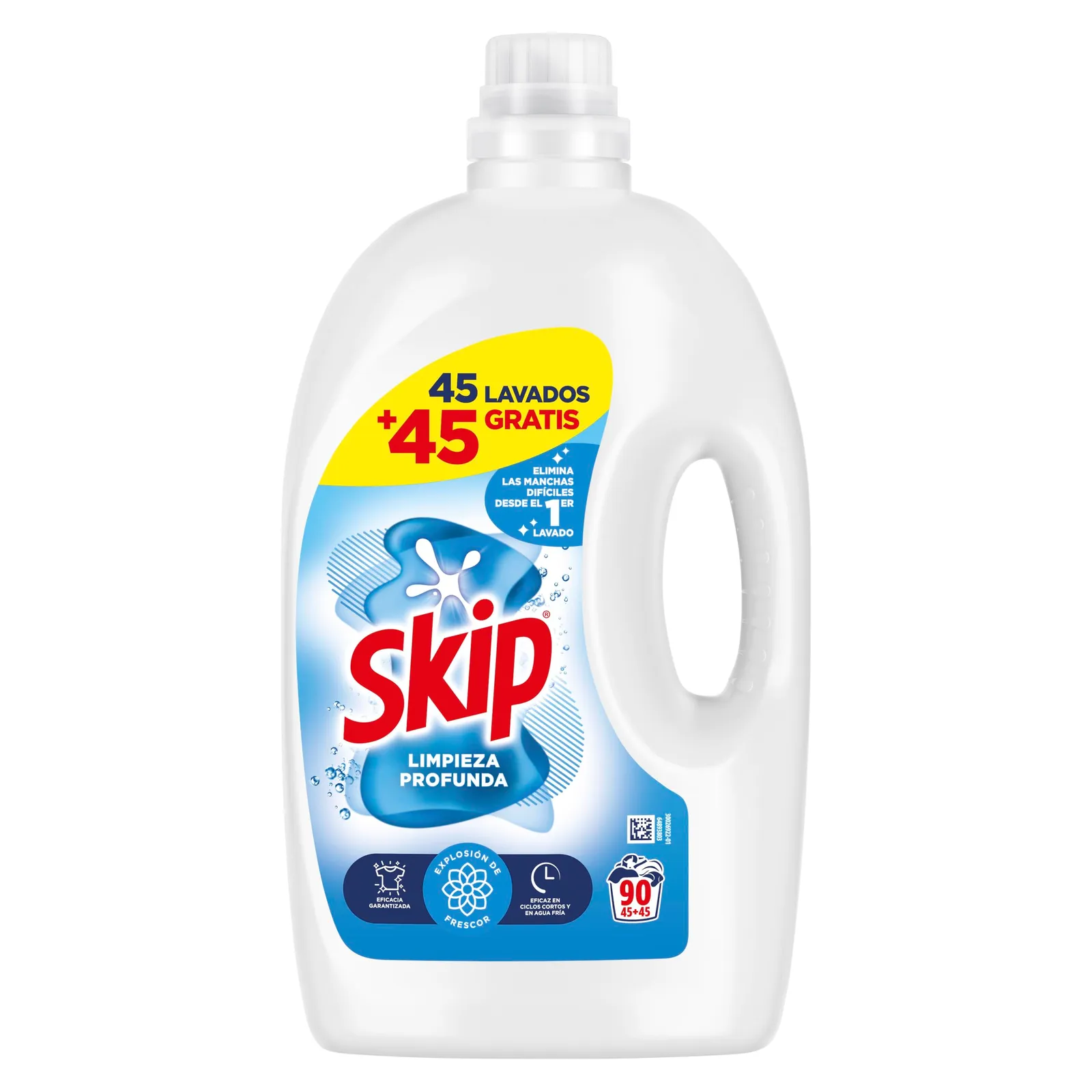Detergente líquido Skip Ultimate, 90 lavados, Limpieza Profunda